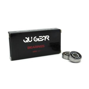 beab11x16-set-of-16-bearings-qu-gear-abec-11-rs-silver-black-one-size