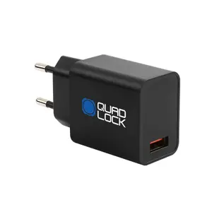 Adaptador de corrente padrão com porta USB tipo a Quad Lock image-0