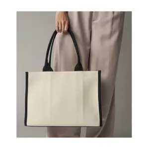 Large bi-colour tote bag Quadra image-2