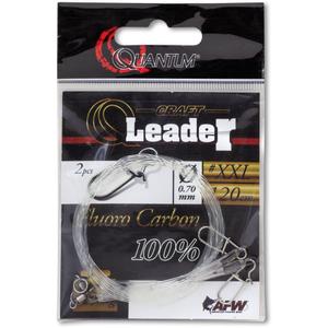 Lot de 2 bas de ligne Quantum Q-Leader Fluoro Carbon image-1