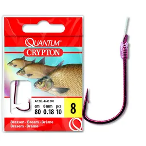 Lot of 10 pieces of hooks-nylon Quantum Crypton 80 cm image-0