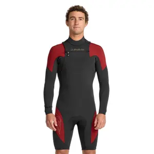 Longarm Shorty Kombination Quiksilver 2/2 Mercury Front-Zip