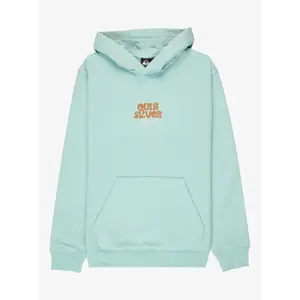 Kids Printed Hooded Sweatshirt with Kangaroo Pocket Quiksilver Graphic image-0