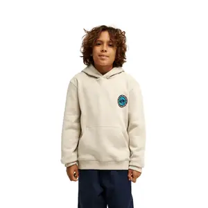 Printed Hoodie with Designs on the Chest and Back Child Quiksilver Graphic image-1