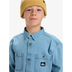 Camisa de mezclilla para niño Quiksilver Bozeman image-5