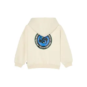 Hooded sweatshirt with zipper Quiksilver Fakie Pop image-1