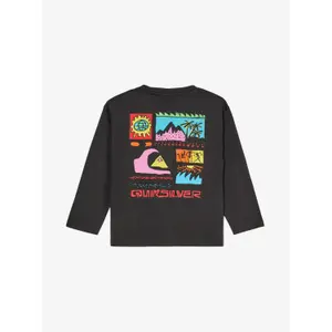 Τ-shirt μακριά μανίκια κλασική γραμμή παιδί Quiksilver Kingpin image-5