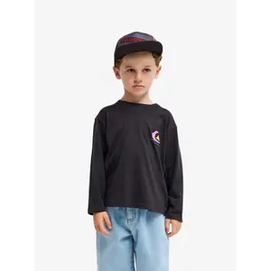 Τ-shirt μακριά μανίκια κλασική γραμμή παιδί Quiksilver Kingpin image-1