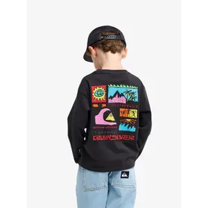 Τ-shirt μακριά μανίκια κλασική γραμμή παιδί Quiksilver Kingpin image-6