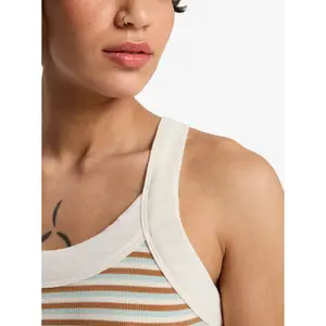 Γυναικείο ριγέ αμάνικο μπλουζάκι Quiksilver Riza image-6
