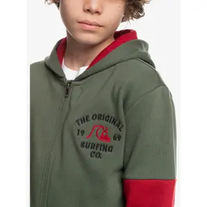 Sweatshirt zip child Quiksilver School Time image-4