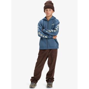 Hooded sweatshirt with zipper Quiksilver Salt water graphic image-5