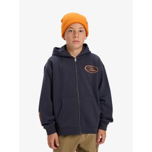 Hooded sweatshirt with zipper Quiksilver Salt water graphic image-3