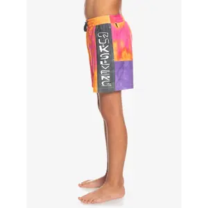 Children's swimming shorts Quiksilver Acid Wash Volley image-4