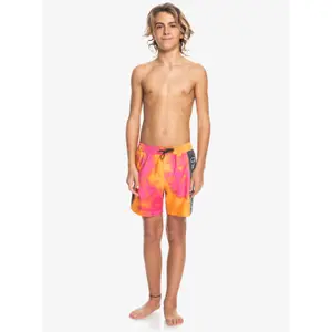 Children's swimming shorts Quiksilver Acid Wash Volley image-5