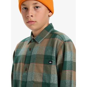 Camisa de manga larga infantil Quiksilver Motherfly Plaid image-4