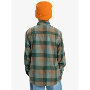 Camisa de manga larga infantil Quiksilver Motherfly Plaid image-6