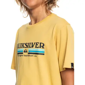 Child's T-shirt Quiksilver Lined Up image-4