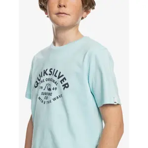 Child's T-shirt Quiksilver Script Talk Frt image-4