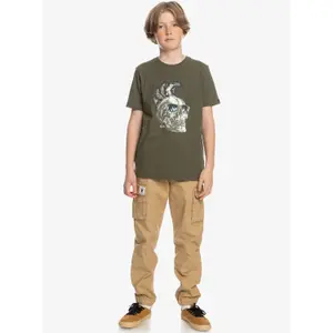 Child's T-shirt Quiksilver Smoke Screen image-4
