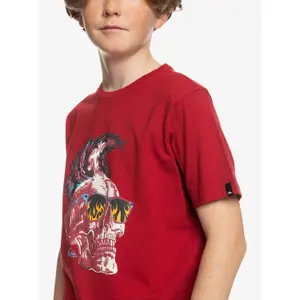 Child's T-shirt Quiksilver Smoke Screen image-4