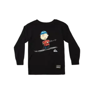 Boy's long sleeve T-shirt Quiksilver Peanuts Downhill Fun image-0