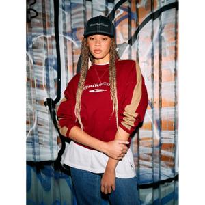 Women's round neck sweater Quiksilver Mercury Block Crew image-1