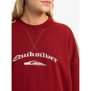 Women's round neck sweater Quiksilver Mercury Block Crew image-6
