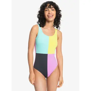 Maillot de bain 1 pièce femme Quiksilver Color Block image-1