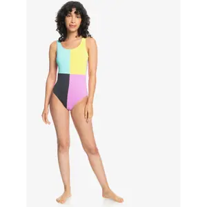 Maillot de bain 1 pièce femme Quiksilver Color Block image-2