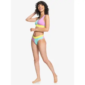 Bas de maillot de bain femme Quiksilver Color Block Hi V Band image-2