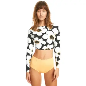 Bas de maillot de bain taille haute femme Quiksilver Hi waist surf image-0