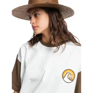 T-shirt femme Quiksilver Vintage Colorblock image-4