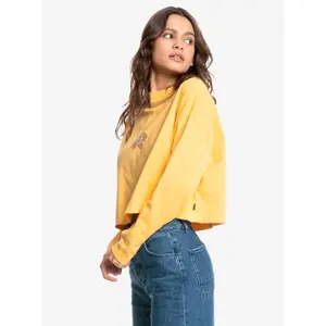 T-shirt crop femme Quiksilver 90S Screen image-3