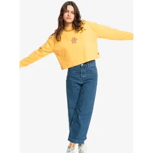 T-shirt crop femme Quiksilver 90S Screen image-1