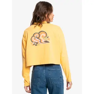 T-shirt crop femme Quiksilver 90S Screen image-2