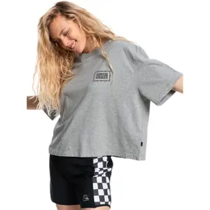 T-shirt femme Quiksilver Boyfriend Crop image-3