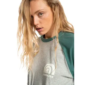 T-shirt femme Quiksilver Colorblock Raglan Screen image-3
