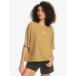 T-shirt crop femme Quiksilver friend Waffle image-1
