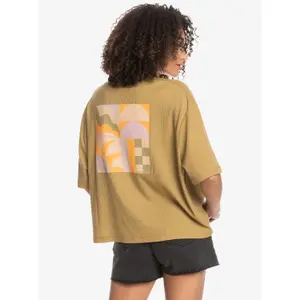 T-shirt crop femme Quiksilver friend Waffle image-5