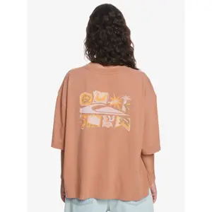 T-shirt crop femme Quiksilver friend image-3