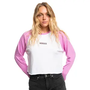 T-shirt femme Quiksilver Colorblock Raglan Screen image-0