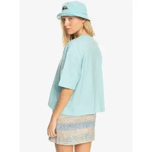 T-shirt femme Quiksilver Stm Boyfriend Crop Logo image-3