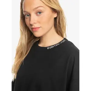T-shirt femme Quiksilver Stm Boyfriend Crop Logo image-4