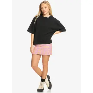 T-shirt femme Quiksilver Stm Boyfriend Crop Logo image-2