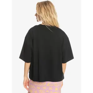 T-shirt femme Quiksilver Stm Boyfriend Crop Logo image-3