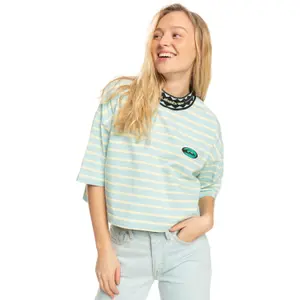 T-shirt crop femme Quiksilver Stm 90S image-0