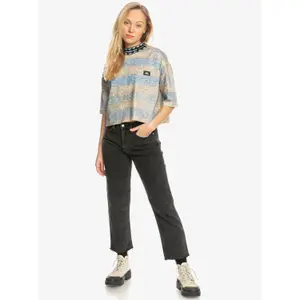 T-shirt crop femme Quiksilver Stm 90S image-1