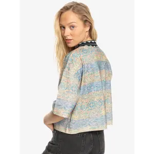 T-shirt crop femme Quiksilver Stm 90S image-3