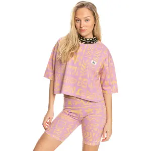 T-shirt crop femme Quiksilver Stm 90S image-0